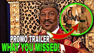 Coming To America 2 promo trailer EXPLAINED Theories and Details YOU MISSED Coming 2 America [upl. by Nyliahs]