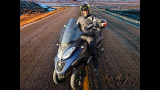 Piaggio MP3 500 HPE  a sunny winter day ride 28012024 [upl. by Laleb]