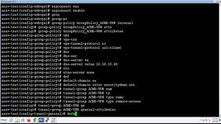 ASA RA VPN through CLI [upl. by Petronilla]