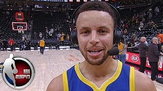 He had juice and fire in him  Steph Curry on Jonas Jerebkos gamewinner  After The Buzzer [upl. by Dail325]