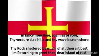 National Anthem of Bailiwick of Guernsey Sarnia Cherie EN [upl. by Airitak]