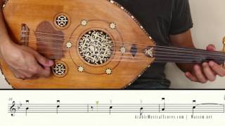 How to play Zorouni Kulli Sana Marra on Oud  كيف تعزف أغنية زوروني كل سنة مرة على العود [upl. by Ahsitneuq]