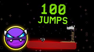 quot100 jumpsquot by TheRealPepsiMan w coin Platformer Demon  Geometry Dash 22 [upl. by Keligot]