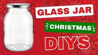 Upcycled Glass Bottles  Festive Christmas Decor DIYs [upl. by Devaney315]