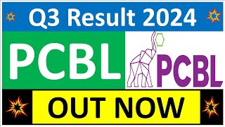 PCBL Q3 results 2024  PCBL results today  PCBL Share News  PCBL Announce 550 dividend  PCBL [upl. by Airreis]