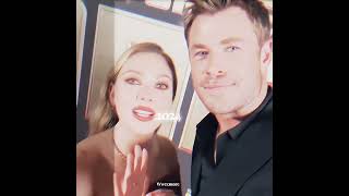 Scarlett Johansson amp Chris Hemsworth 😩💓 thenvsnow 2024 edit avengers edit [upl. by Ahsenahs]