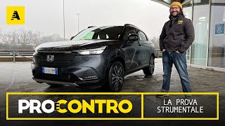 NUOVA Honda HRV 2022  PRO e CONTRO  PROVA STRUMENTALE [upl. by Coppock]