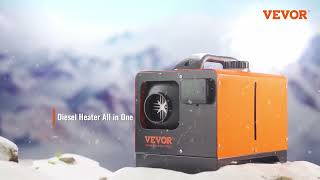 VEVOR Diesel Air Heater 12V 5KW  Stay Warm Anywhere with Easy Install amp Low Energy Use [upl. by Linea]