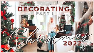 2022 CHRISTMAS DECORATE WITH ME  CHRISTMAS DECOR IDEAS  HOW TO TRADITIONAL CHRISTMAS DECORATING [upl. by Ranzini282]