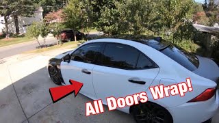 Lexus IS 250350 Door Panel Removable and Wrap [upl. by Latrena572]