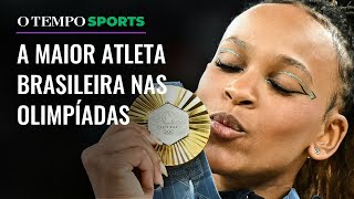 Rebeca Andrade é ouro nas Olimpíadas de Paris veja os números da ginasta [upl. by Goss320]