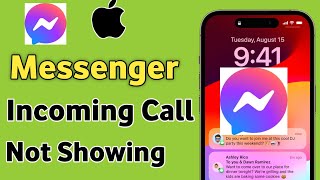 Fix Messenger Incoming Call Not Showing Problem In iPhone [upl. by Lotsirk773]