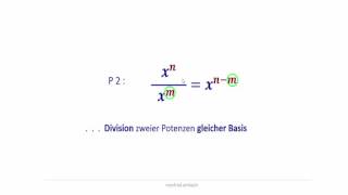 MAY 04 Rechenregeln für Potenzen [upl. by Otti]