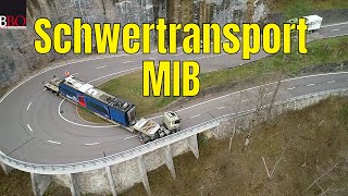 Die NEUE MIB BAHN ist da 🔴 Spektakulärer Schwertransport nach Innertkichen [upl. by Notlok140]