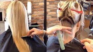 EASY BEACH WAVES HAIR TUTORIAL  EXTREME HAIRCUT COMPILATION [upl. by Atenik169]