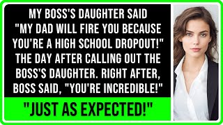 My Bosss daughter quotYoure firedquot I Warned her the Boss quotExactly what I expectedquot [upl. by Paulina]