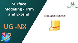 Unigraphics NXBasics of Surface Modeling for beginners  Trim and Extend Sheet [upl. by Aicilehp]