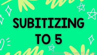 Subitizing to 5 [upl. by Anerres]