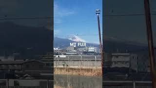 Mt Fuji from the shinkansen fujisan mtfuji japan shinkansen [upl. by Sudoeht]