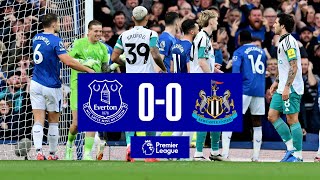 EVERTON 00 NEWCASTLE  Premier League highlights [upl. by Fadas]