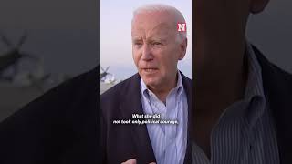 Biden Says He Is Proud Of Liz Cheneys Speech [upl. by Allemaj]