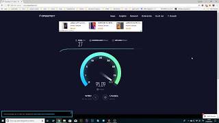 Speed Test Fibra FTTC WIND 3 San Giovanni Gemini [upl. by Enimaj]