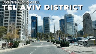 TEL AVIV District • Driving in ISRAEL 🇮🇱 [upl. by Neltiak]