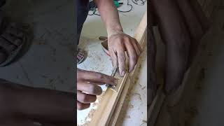 Hinges installationkhidki me kabja lagane Ka prossecarpentry window [upl. by Pich207]