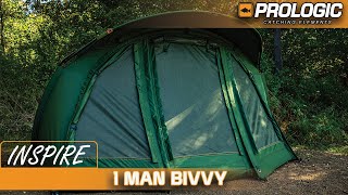 Inspire Bivvy 1 Man  Carp Fishing [upl. by Anaujahs]