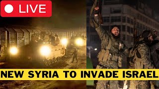 🚨 LIVE Syrian Islamists Prepare Invasion Of Israel [upl. by Emlyn240]