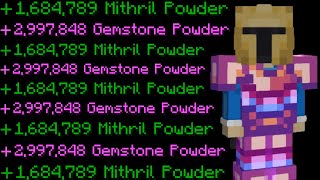 How To Get All Types Of Powder FAST In Hypixel Skyblock [upl. by Mehcanem902]