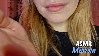 ASMR FRANÇAIS 🌸 ROLEPLAY MÉDECIN  quot TEST NEUROLOGIQUEquot [upl. by Dannica]