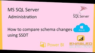 Using Schema Compare Option in SSDT  Sql server data tools [upl. by Scopp689]