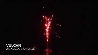 Ack Ack Barrage by Vulcan Fireworks at Firework Crazy [upl. by Nirehtac]