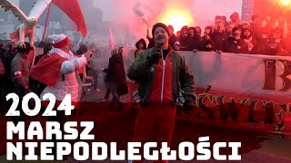 Marsz Niepodległości 2024 [upl. by Chaffinch]