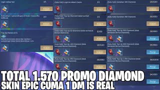 CARA DAPAT 1570 PROMO DIAMOND ALLSTAR 2024  AUTO BORONG SKIN EPIC 1 DM [upl. by Etteyniv]