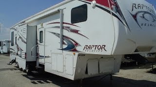 Preowned 2010 Raptor 3812 Toy Hauler  Mount Comfort RV [upl. by Aivato722]