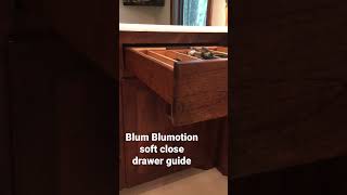 Blum Blumotion soft close drawer guides cabinet drawerslide drawerguide drawerhardware [upl. by Laverna]