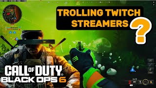 Trolling Streamers Playing Search amp Destroy  Black ops 6 Gameplay [upl. by Eekram]