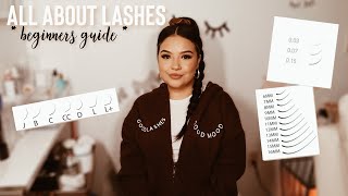 ALL ABOUT EYE LASH EXTENSIONS  beginners guide [upl. by Nauj]