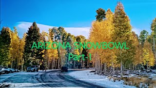 Arizona Snowbowl 101924 Aspen Trail towards Humphreys Peak in 4K HDR SnowFall arizona snowbowl [upl. by Linette]