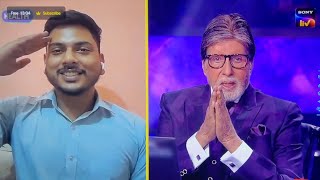 Sahil Sir with Amitabh Bachchan in KBC🤩🥳 [upl. by Ybbor]