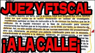 JUEZ Y FISCAL SINVERGÜENZAS A LA CALLELey223Luchacontralacorrupcion represalias [upl. by Tfat]