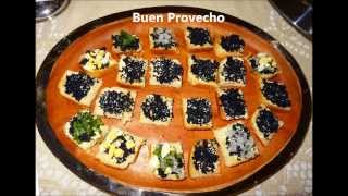 CAVIAR como preparar Bocadillos de este manjar paso a paso [upl. by Konikow559]