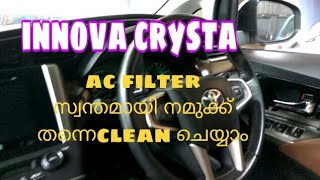 How To Clean innovo Crysta AC Filter [upl. by Picker]