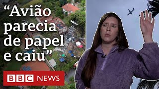 Queda de avião em Vinhedo os relatos de quem viu o acidente aéreo [upl. by Cottle]