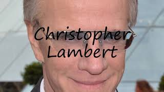 How to Pronounce Christopher Lambert [upl. by Lowe435]