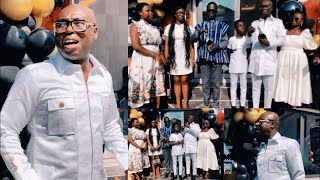 AcP Kofi Sarpong Finally Shows his Lovely Wife amp Children faces at his Boutique Launch [upl. by Xavler]