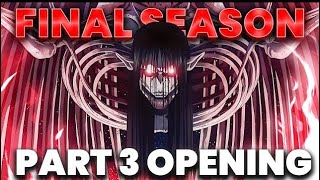 Attack On Titan Part 3 Opening Original Song  The Fall Full [upl. by Maitilde]