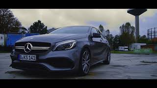 A45 AMG Performance exhaust  KS Autovermietung [upl. by Winston444]